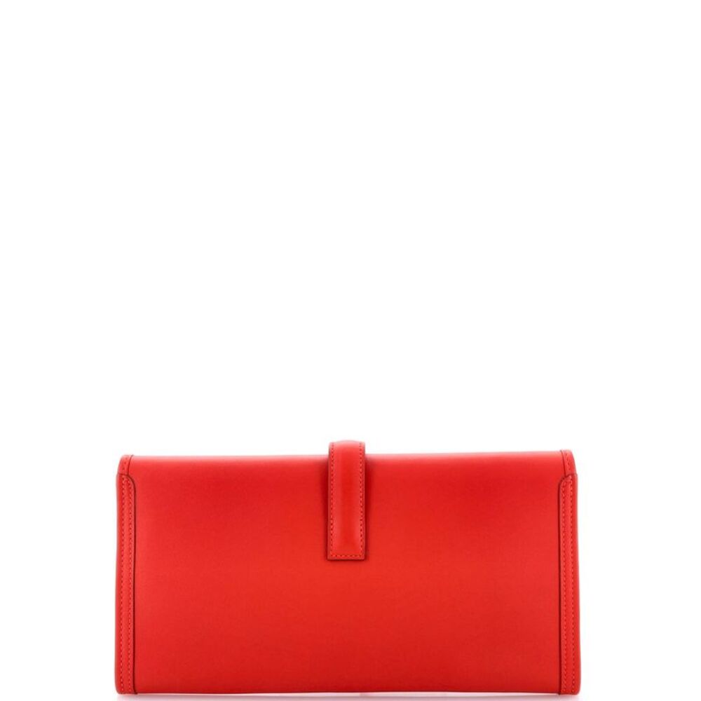 Hermes Jige Elan Clutch Swift 29 Red - Picture 3 of 6